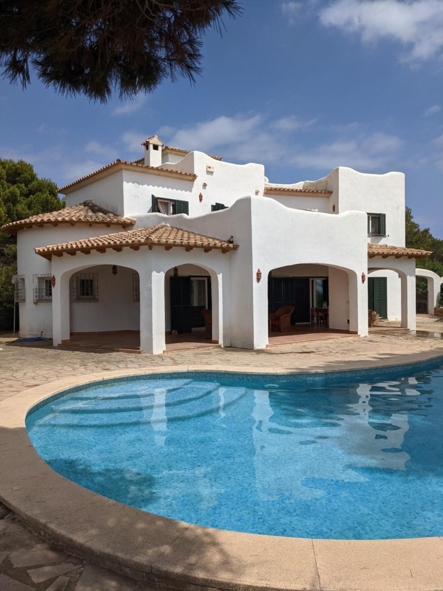 Gigantische Villa Mit Meerblick, Panoramablick & Pool-Oase Cala Pi  Dış mekan fotoğraf