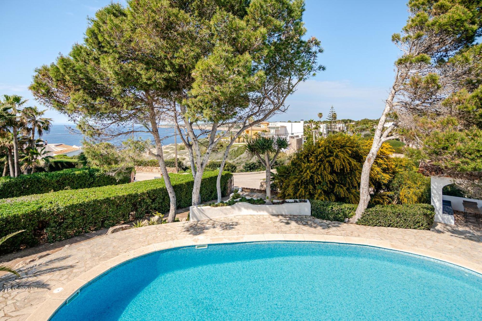 Gigantische Villa Mit Meerblick, Panoramablick & Pool-Oase Cala Pi  Dış mekan fotoğraf